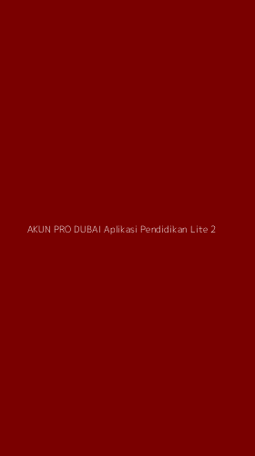 Tampilan Antarmuka Aplikasi Akun Pro Dubai Aplikasi Pendidikan Lite - 2