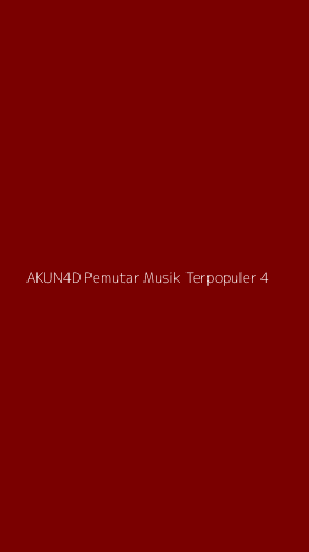 Tampilan Antarmuka Aplikasi Akun4d Pemutar Musik Terpopuler - 4