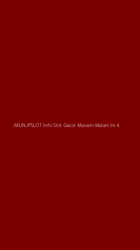 Tampilan Antarmuka Aplikasi Akunjpslot Info Slot Gacor Maxwin Malam Ini - 4