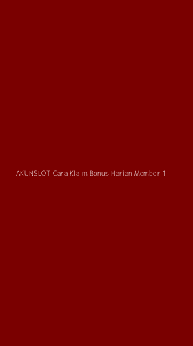 Tampilan Antarmuka Aplikasi Akunslot Cara Klaim Bonus Harian Member - 1
