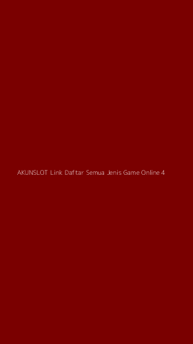 Tampilan Antarmuka Aplikasi Akunslot Link Daftar Semua Jenis Game Online - 4