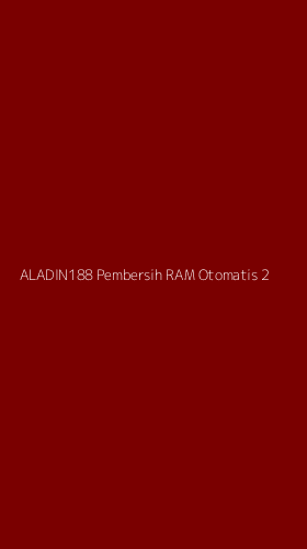 Tampilan Antarmuka Aplikasi Aladin188 Pembersih Ram Otomatis - 2