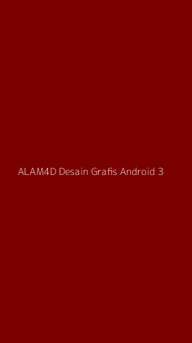 Tampilan Antarmuka Aplikasi Alam4d Desain Grafis Android - 3