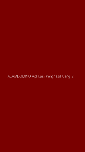 Tampilan Antarmuka Aplikasi Alamdomino Aplikasi Penghasil Uang - 2