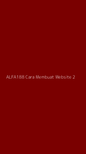 Tampilan Antarmuka Aplikasi Alfa188 Cara Membuat Website - 2