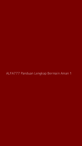 Tampilan Antarmuka Aplikasi Alfa777 Panduan Lengkap Bermain Aman - 1