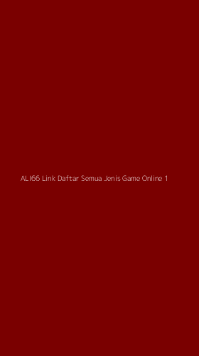 Tampilan Antarmuka Aplikasi Ali66 Link Daftar Semua Jenis Game Online - 1