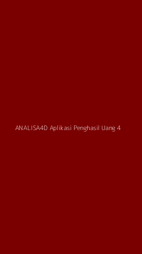 Tampilan Antarmuka Aplikasi Analisa4d Aplikasi Penghasil Uang - 4