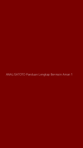 Tampilan Antarmuka Aplikasi Analisatoto Panduan Lengkap Bermain Aman - 1