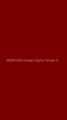 Tampilan Antarmuka Aplikasi Android4d Dompet Digital Terbaik - 4