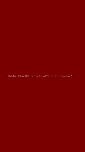 Tampilan Antarmuka Aplikasi Angka Singapore Daftar Akun Pro Slot Internasional - 1