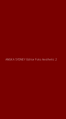 Tampilan Antarmuka Aplikasi Angka Sydney Editor Foto Aesthetic - 2