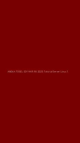 Tampilan Antarmuka Aplikasi Angka Togel Sdy Hari Ini 2025 Tutorial Server Linux - 1
