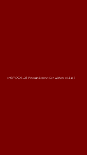 Tampilan Antarmuka Aplikasi Angpao99 Slot Panduan Deposit Dan Withdraw Kilat - 1