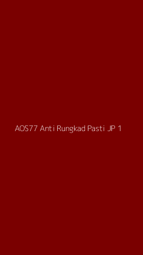 Tampilan Antarmuka Aplikasi Aos77 Anti Rungkad Pasti Jp - 1
