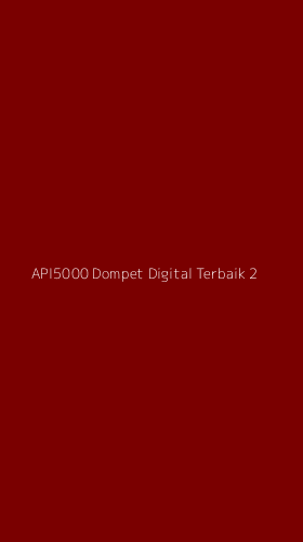 Tampilan Antarmuka Aplikasi Api5000 Dompet Digital Terbaik - 2