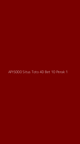 Tampilan Antarmuka Aplikasi Api5000 Situs Toto 4d Bet 10 Perak - 1