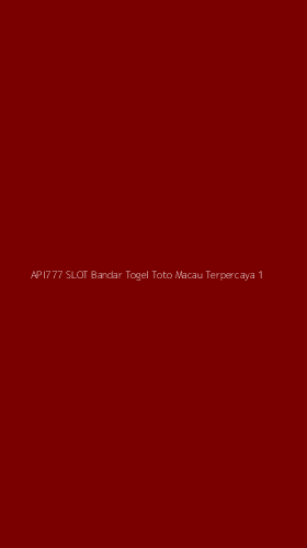Tampilan Antarmuka Aplikasi Api777 Slot Bandar Togel Toto Macau Terpercaya - 1