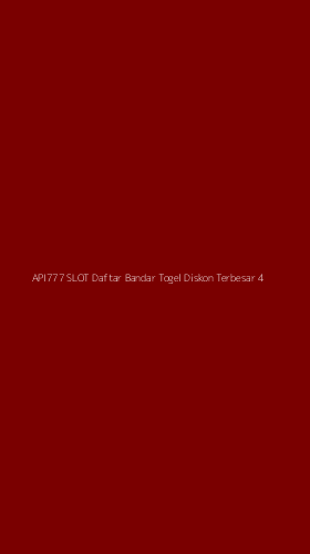 Tampilan Antarmuka Aplikasi Api777 Slot Daftar Bandar Togel Diskon Terbesar - 4