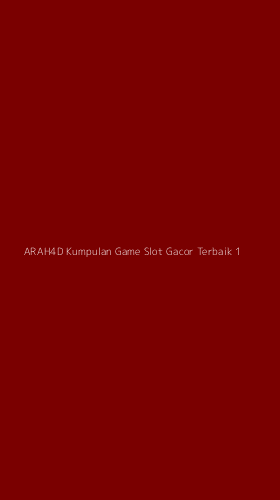 Tampilan Antarmuka Aplikasi Arah4d Kumpulan Game Slot Gacor Terbaik - 1