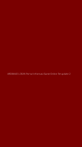 Tampilan Antarmuka Aplikasi Aroma4d Login Portal Informasi Game Online Terupdate - 2
