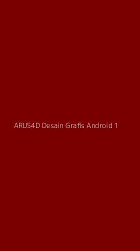 Tampilan Antarmuka Aplikasi Arus4d Desain Grafis Android - 1