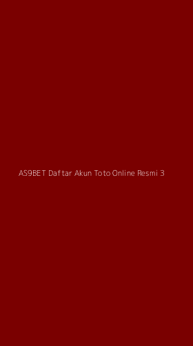 Tampilan Antarmuka Aplikasi As9bet Daftar Akun Toto Online Resmi - 3