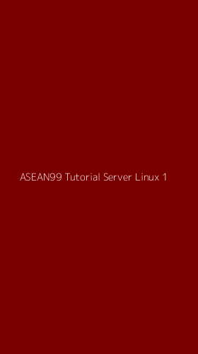 Tampilan Antarmuka Aplikasi Asean99 Tutorial Server Linux - 1