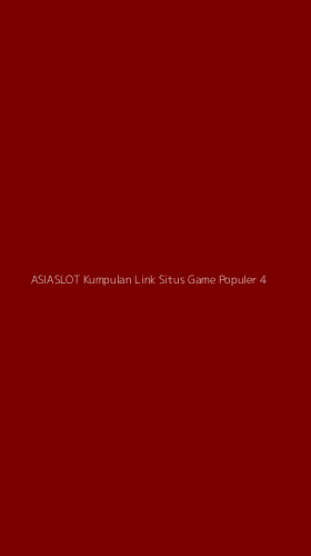 Tampilan Antarmuka Aplikasi Asiaslot Kumpulan Link Situs Game Populer - 4