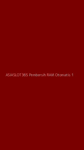 Tampilan Antarmuka Aplikasi Asiaslot365 Pembersih Ram Otomatis - 1