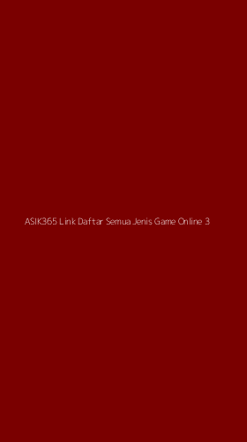 Tampilan Antarmuka Aplikasi Asik365 Link Daftar Semua Jenis Game Online - 3