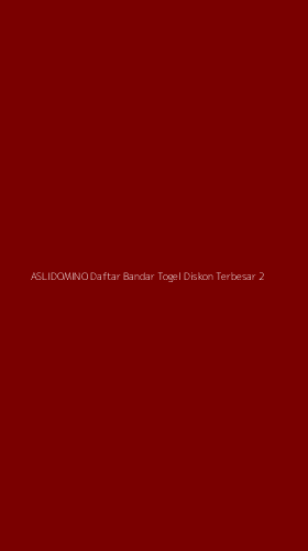 Tampilan Antarmuka Aplikasi Aslidomino Daftar Bandar Togel Diskon Terbesar - 2