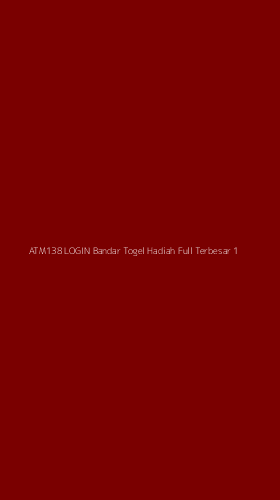 Tampilan Antarmuka Aplikasi Atm138 Login Bandar Togel Hadiah Full Terbesar - 1