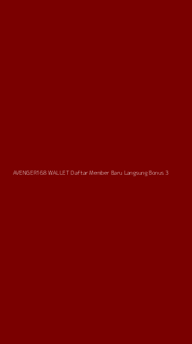 Tampilan Antarmuka Aplikasi Avenger168 Wallet Daftar Member Baru Langsung Bonus - 3