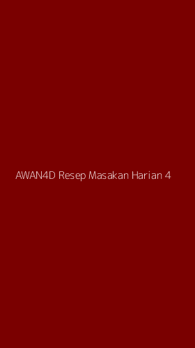 Tampilan Antarmuka Aplikasi Awan4d Resep Masakan Harian - 4