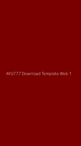 Tampilan Antarmuka Aplikasi Ayu777 Download Template Web - 1