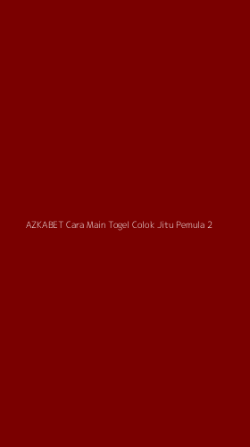 Tampilan Antarmuka Aplikasi Azkabet Cara Main Togel Colok Jitu Pemula - 2