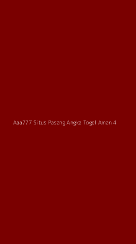 Tampilan Antarmuka Aplikasi Aaa777 Situs Pasang Angka Togel Aman - 4