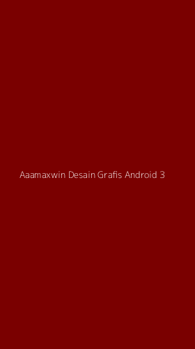 Tampilan Antarmuka Aplikasi Aaamaxwin Desain Grafis Android - 3