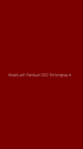 Tampilan Antarmuka Aplikasi Abadicash Panduan Seo Terlengkap - 4