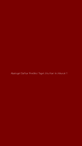 Tampilan Antarmuka Aplikasi Abatogel Daftar Prediksi Togel Jitu Hari Ini Akurat - 1
