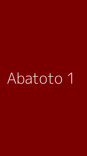 Tampilan Antarmuka Aplikasi Abatoto - 1