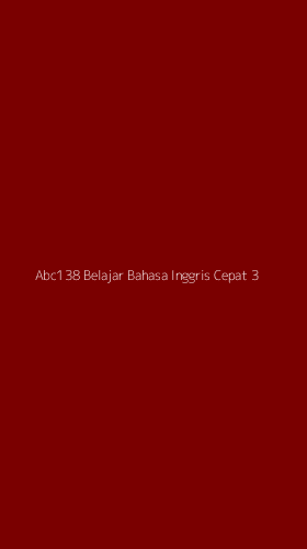 Tampilan Antarmuka Aplikasi Abc138 Belajar Bahasa Inggris Cepat - 3