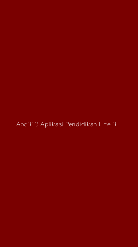Tampilan Antarmuka Aplikasi Abc333 Aplikasi Pendidikan Lite - 3
