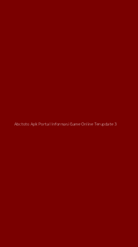 Tampilan Antarmuka Aplikasi Abctoto Apk Portal Informasi Game Online Terupdate - 3
