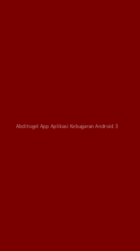 Tampilan Antarmuka Aplikasi Abditogel App Aplikasi Kebugaran Android - 3