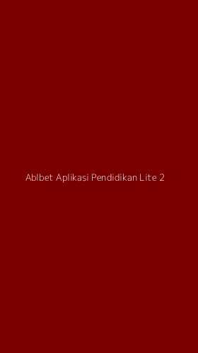 Tampilan Antarmuka Aplikasi Ablbet Aplikasi Pendidikan Lite - 2