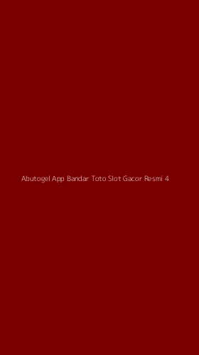 Tampilan Antarmuka Aplikasi Abutogel App Bandar Toto Slot Gacor Resmi - 4