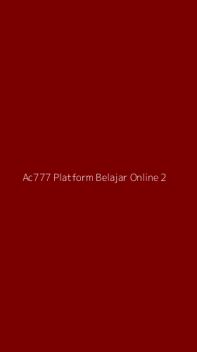 Tampilan Antarmuka Aplikasi Ac777 Platform Belajar Online - 2