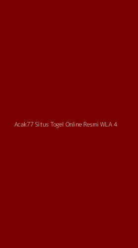Tampilan Antarmuka Aplikasi Acak77 Situs Togel Online Resmi Wla - 4